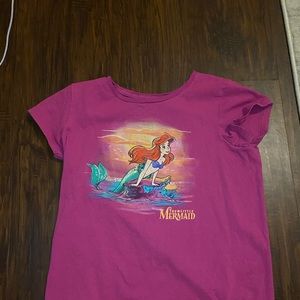 Pink little mermaid shirt